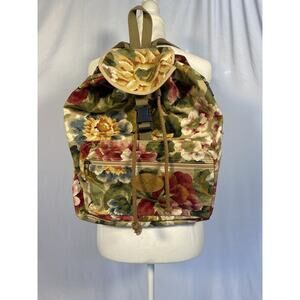 American Style Lacrosse Sports and Tradition Floral Bag